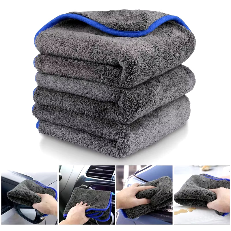 1200GSM Car Wash Car Detailing Microfiber Towel Car Cleaning Drying Cloth Thick Car Washing Rag for Cars Kitchen Car Care Cloth