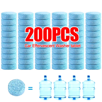 Solid Cleaner Car Windscreen Cleaner Effervescent Tablet Auto Wiper Glass Solid Cleaning Concentrated Tablets Detergent