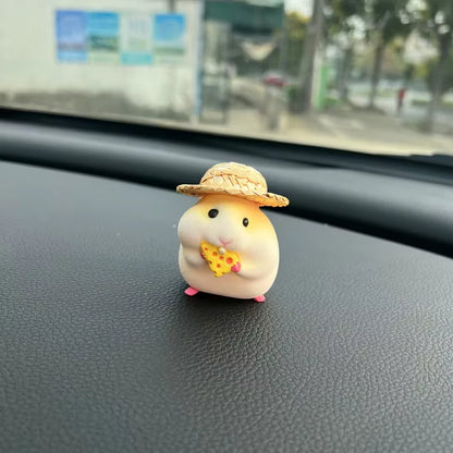 Car Decoration Hamster Car Accessories New Console Cute Doll Car Interior Pendant Decoration Cool Decoration Accesories