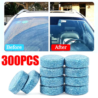 Solid Cleaner Car Windscreen Cleaner Effervescent Tablet Auto Wiper Glass Solid Cleaning Concentrated Tablets Detergent