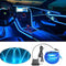 2M/3M/5M LED Car Interior Decoration Light EL Wiring Neon Strip for Auto DIY Flexible Ambient Light with USB Drive Ambient Lamp