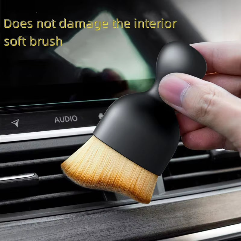 Car Interior Cleaning Brush Center Console Cleaning Brush Air Conditioning Outlet Brush Car Cleaning Accessories