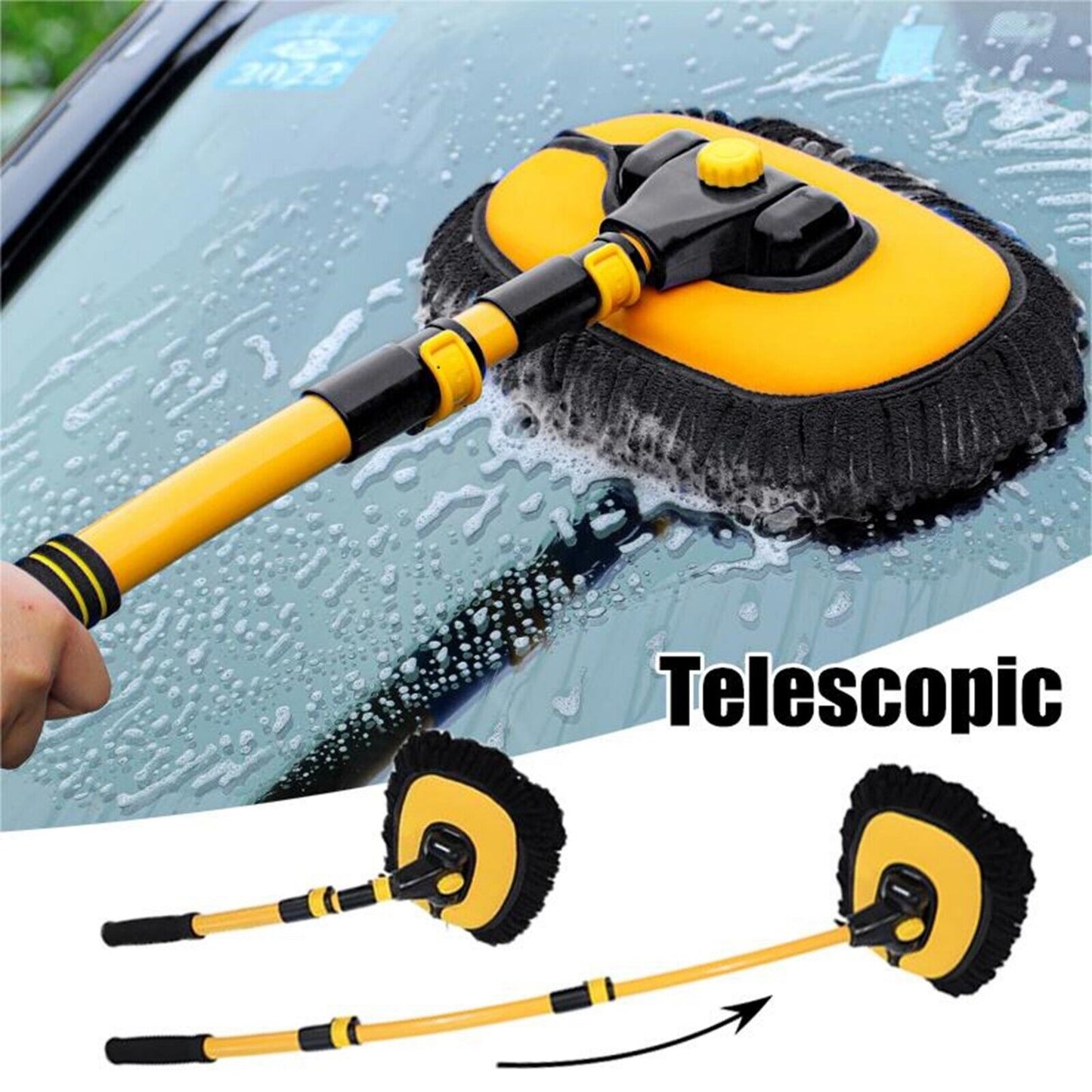 Car Detailing Brush Telescopic Car Wash Auto Accessory